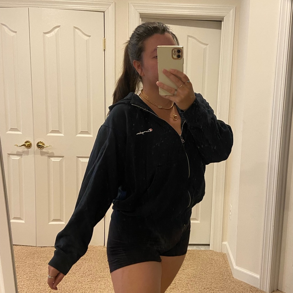 VGUC VINTAGE CHAMPION ZIP-UP HOODIE